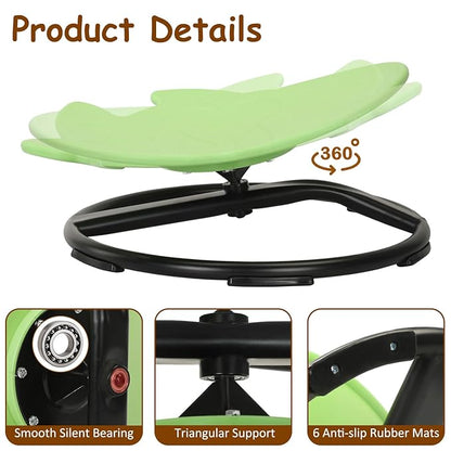Kids Sensory Spinning Chair, Autism Kids Swivel Chair, Kids Sit and Spin Chair Sensory Toy, Improve Physical Coordination Wobble Chair for Kids, Kids Sensory Equipment for Boys Girls