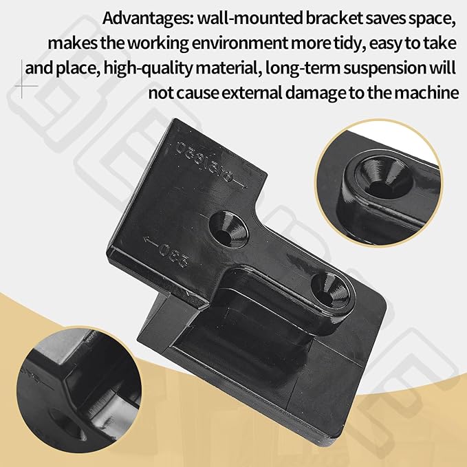 Blower Wall Mount/Mounting Bracket for EGO Vane Blowers, Fits Models 530CFM 615/650CFM, Two Mounting Methods, W/Screws, Does Not Fit 765 CFM Vane Blower Models