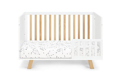 Suite Bebe Livia Convertible Crib in White & Natural