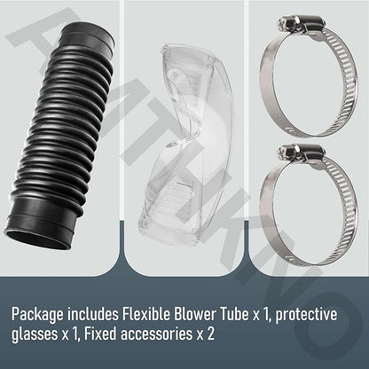 21001308360 Flexible Blower Tube Pipe W/Goggles for Echo PB-4600, PB-460LN, PB-461LN, PB-46HT, PB-46LN, PB-600, PB-6000 Backpack Blower - Replace 210013-08360, 21001308260