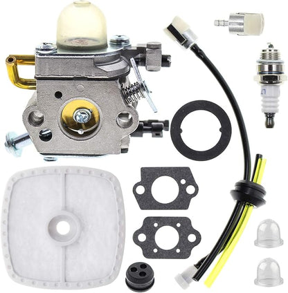 Carburetor with Fuel Line Kit Air Filter for C1U-K78 Echo PB200 PB-200 PB-201 PB201 ES-210 A021000941 A021000942 Power Blower