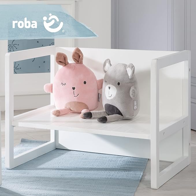 Roba Country-Farmhouse: Bench-White Wood Seating