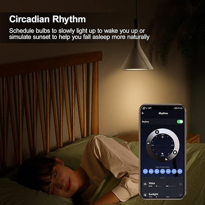WiFi GU10 LED Smart Spot Light Bulb, 5W=40W, Compatible with Alexa Google Home, Dimmable, Tunable White(2700k-6500k), Smart LED Bulb Remote Control, No Flickering, 2 Pack