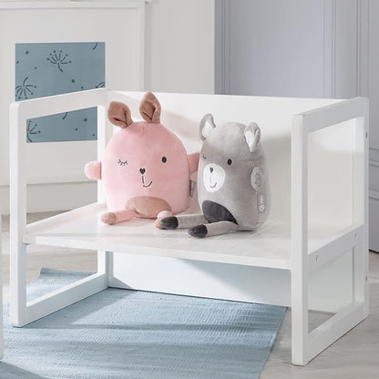 Roba Country-Farmhouse: Bench-White Wood Seating