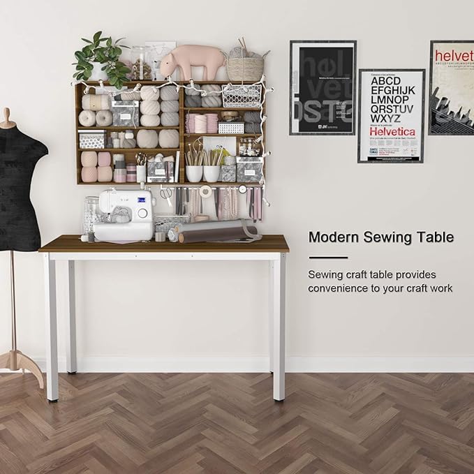 Weehom Computer Desk Home Office Writing Desk Study Laptop/Dining Table