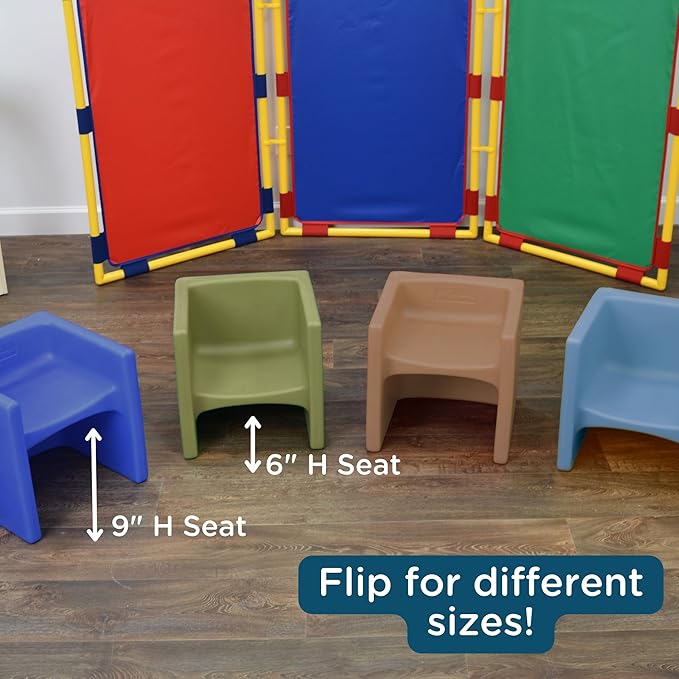 Children's Factory Woodland Set of 4 Cube Chairs