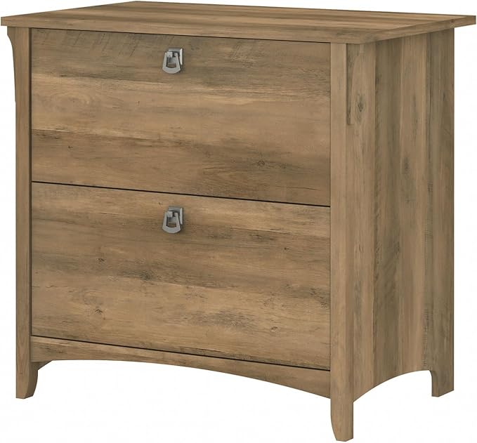 Bush SAF132RCP-03 Salinas 2-Drawer Lateral File Cabinet, Letter/Legal, Reclaimed Pine, 31.73-Inch