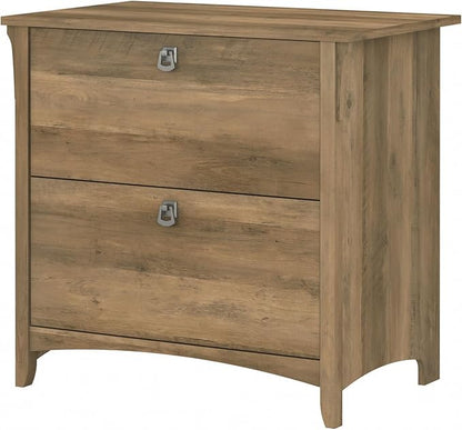 Bush SAF132RCP-03 Salinas 2-Drawer Lateral File Cabinet, Letter/Legal, Reclaimed Pine, 31.73-Inch