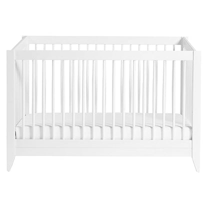 Babyletto Sprout 4-in-1 Convertible Crib with Toddler Bed Conversion Kit in White, Greenguard Gold Certified