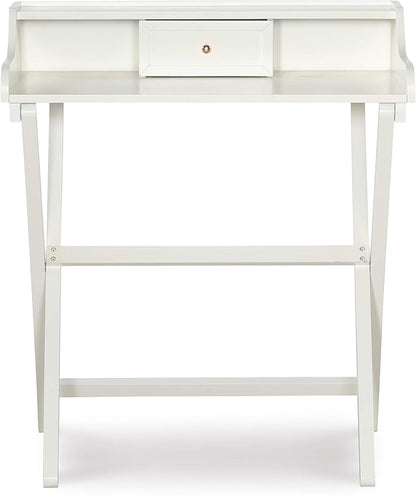Linon Home Décor Mable White Folding Desk