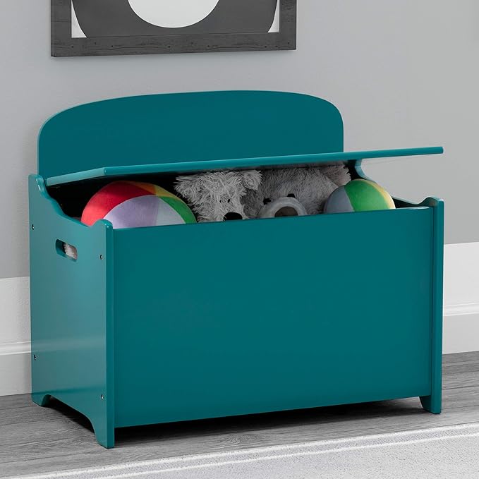 Delta Children MySize Deluxe Toy Box, Teal