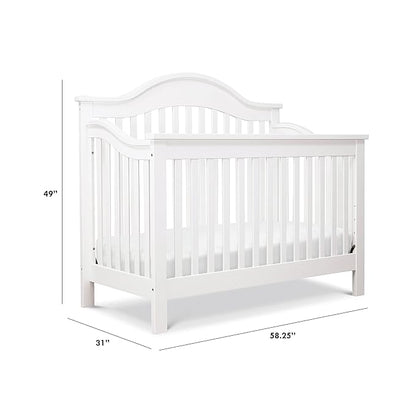 DaVinci Jayden 4-in-1 Convertible Crib in White, Greenguard Gold Certified
