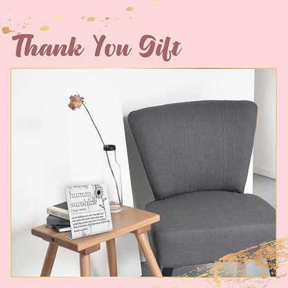 Human Sunshine Definition Desk Signs Funny Appreciation Gifts for Women Thank You Gift for Friends Teacher Coworker Doctor Nurse Gift for Mom Aunt Sister Sunshine Party Decorations XLK11