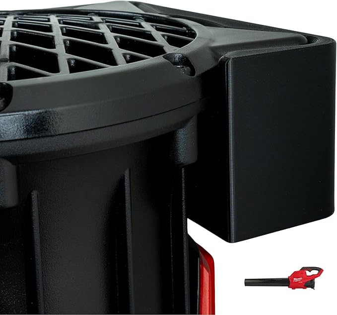 Wall Mount for Milwaukee M18 Fuel Leaf Blower | Compatible with Models 2724-20 and 2724-21 | Heavy Duty Hanger Hook Holder for Garage & Shed Organization | Mounting Bracket for Storage (Black)