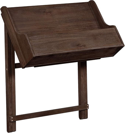 Linon Mable Folding Desk, Walnut