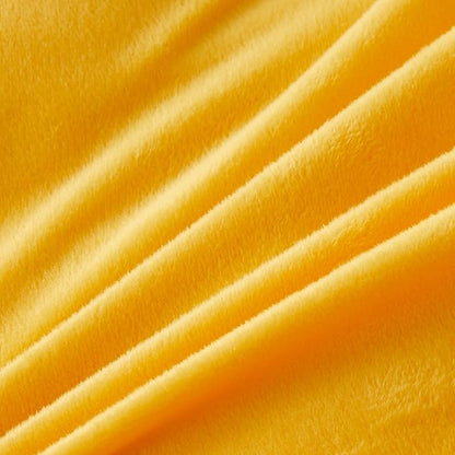 FOPPA Yellow Plush Fluffy Comforter Cover Set Queen - Ultra Soft Faux Fur Yellow Bedding Sets 3 Pieces (1 Shaggy Duvet Cover + 2 Pillow case) Fuzzy Bed Set (Yellow, Queen)