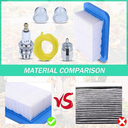 Adefol A226000032 Air Fuel Filter Line Spark Plug Backpack Leaf Blower Tune Up Kit for Echo PB-403H PB-403T PB-413T PB-500T PB-500H PB-620 PB-620ST PB-650 PB-755ST PB-755SH