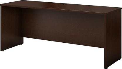 Bush Business Furniture Series C 72W x 24D Credenza Desk in Mocha Cherry