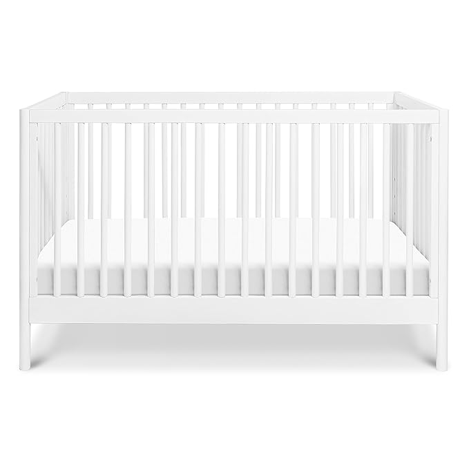 DaVinci Birdie 3-in-1 Convertible Crib, White, Easy Assemble, Greenguard Gold Certified