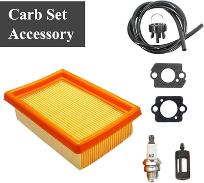 Carburetor Compatible with Stihl BR350 BR350Z BR430 BR450 SR430 SR450 Backpack Blower Replace# 4244 120 0606, Carb Repair Kit Compatible with Zama C1Q-S210 C1Q-S210B C1Q-S209C
