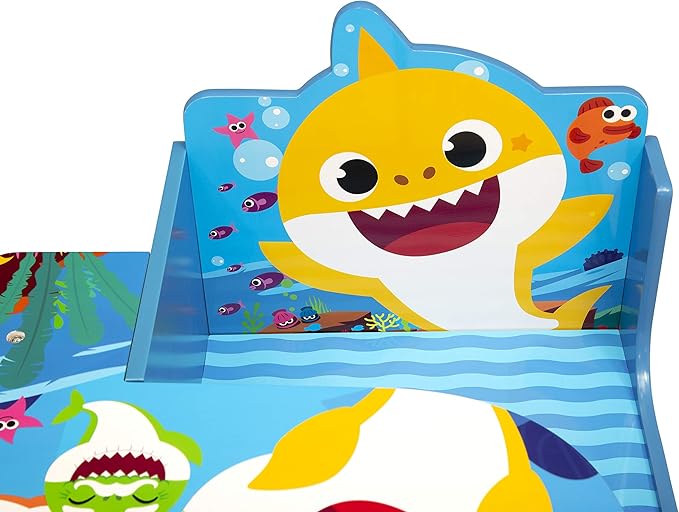 Baby Shark Chair Desk with Storage Bin - Ideal for Arts & Crafts, Snack Time, Homeschooling, Homework & More by Delta Children