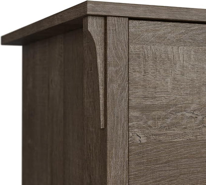Bush Furniture Salinas 2 Drawer Lateral File Cabinet in Ash Brown