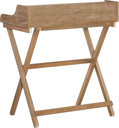Linon Home Décor Griffin Gray Wash Folding Desk, Grey