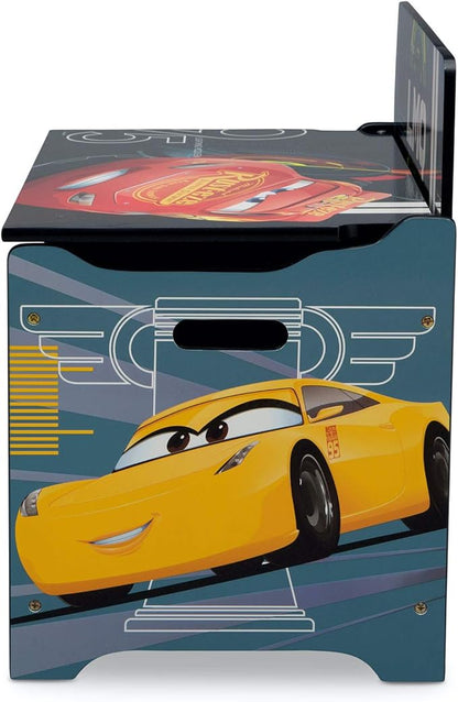 Delta Children Deluxe Toy Box, Disney/Pixar Cars