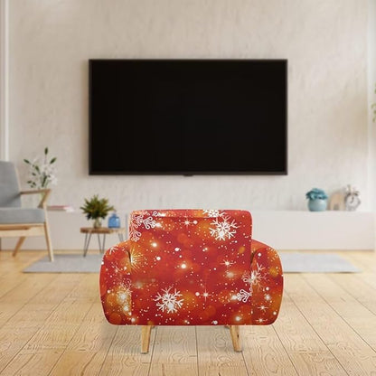 FKELYI Christmas Decor Sofa Couch Cover for Indoor Non-Slip Furniture Protector Easy Going Stretch Sofa Slipcover Washable Sofa Slipcovers S