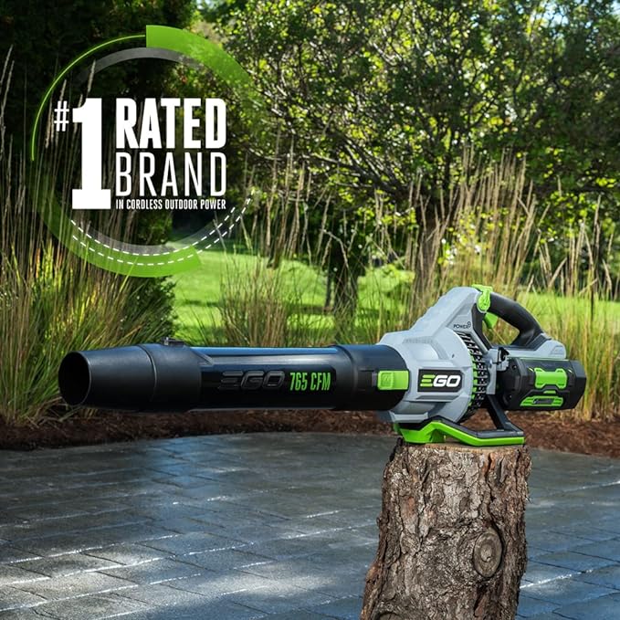 EGO Power+ LB7650 Variable-speed Turbo 56-Volt 765 CFM Cordless Leaf Blower Battery and Charger Not Included