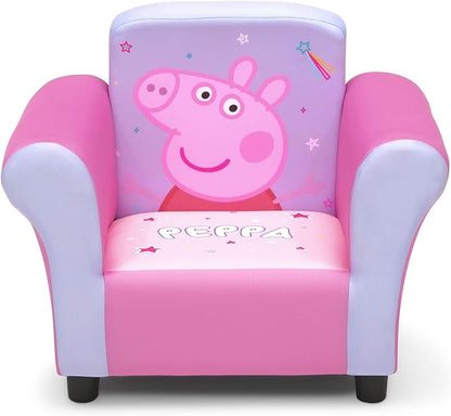 Delta Children Kids Character Upholstered Chair, Peppa Pig