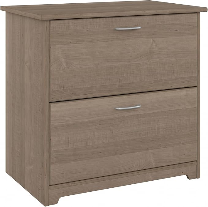 Bush WC31280 Cabot 2-Drawer Lateral File Cabinet, Letter/Legal, Ash Gray, 31-Inch