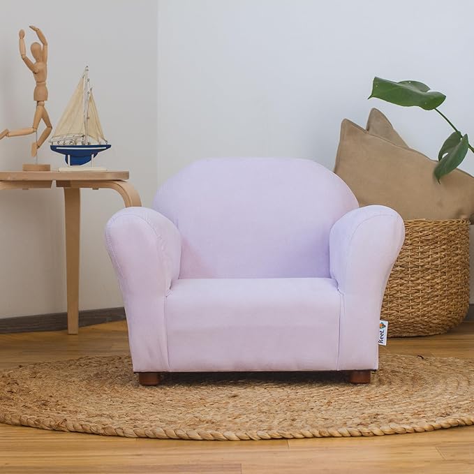 Keet Microsuede Children's Chair, Roundy, Lavender