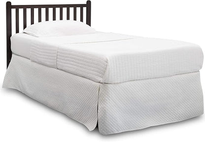 Delta Children Emery Mini Convertible Baby Crib & Twinkle Stars 3-Inch Waterproof Mini Crib Mattress, Dark Chocolate