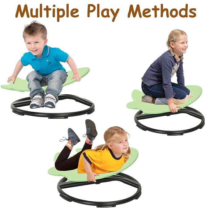 Kids Sensory Spinning Chair, Autism Kids Swivel Chair, Kids Sit and Spin Chair Sensory Toy, Improve Physical Coordination Wobble Chair for Kids, Kids Sensory Equipment for Boys Girls