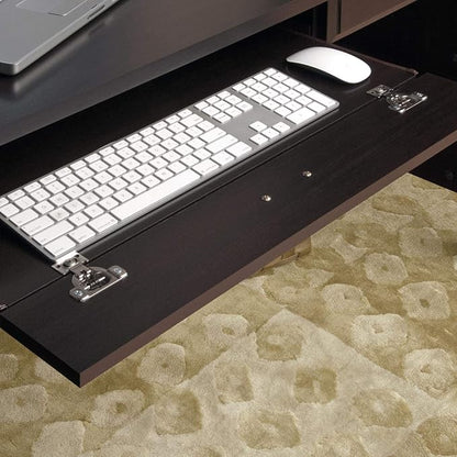 Sauder Shoal Creek Computer Desk, Jamocha Wood finish