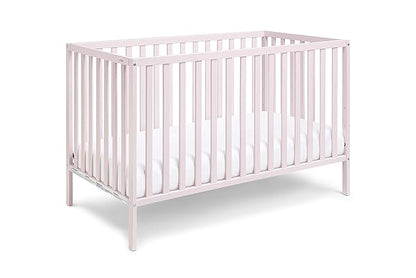 Suite Bebe Palmer 3 in 1 Convertible Crib - Quick Ship, Pastel Pink