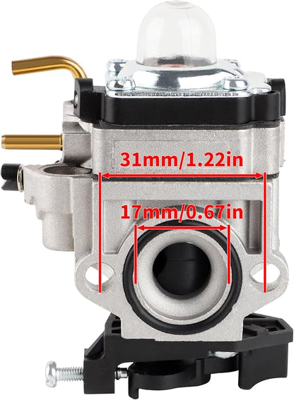 RY25AXB Carburetor for Ryobi 308054121 RY25AXB RY25 RY25AXBVNM 25cc Gas Jet Fan Blower with Air Filter Kit