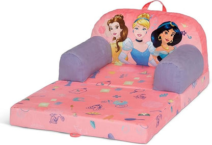 Delta Children Cozee Buddy Flip-Out Kids Chair, Disney Princess