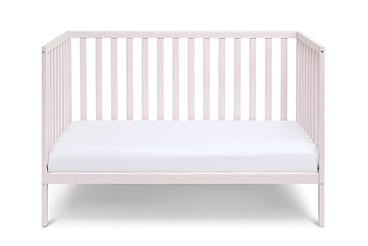 Suite Bebe Palmer 3 in 1 Convertible Crib - Quick Ship, Pastel Pink