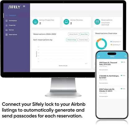 Keyless-Entry Fingerprint Smart Door Lock: Sifely Digital Electronic Lock with Code Passcode, Electric Door Knob, Biometric Door Handle Lock, Perfect for Exterior/Interior/Entry/Bedroom Doors (Silver)