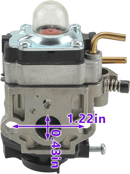 Carbhub RY25AXB 308054121 Carburetor Fit for Walbro Ryobi Fan, BM25AXBVNM, RY25AXB Jet Fan Blower Replace 095159009 4-13-20 090159001 8-21-18 090159002 8-20-18 090159004 11-18-19