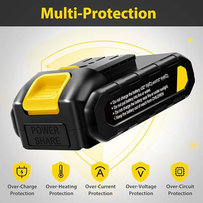 Somorei 1 Pack Battery 20V Cordless Leaf Blower, Replacement for Small Blower, Battery Only (Charger Not Included)