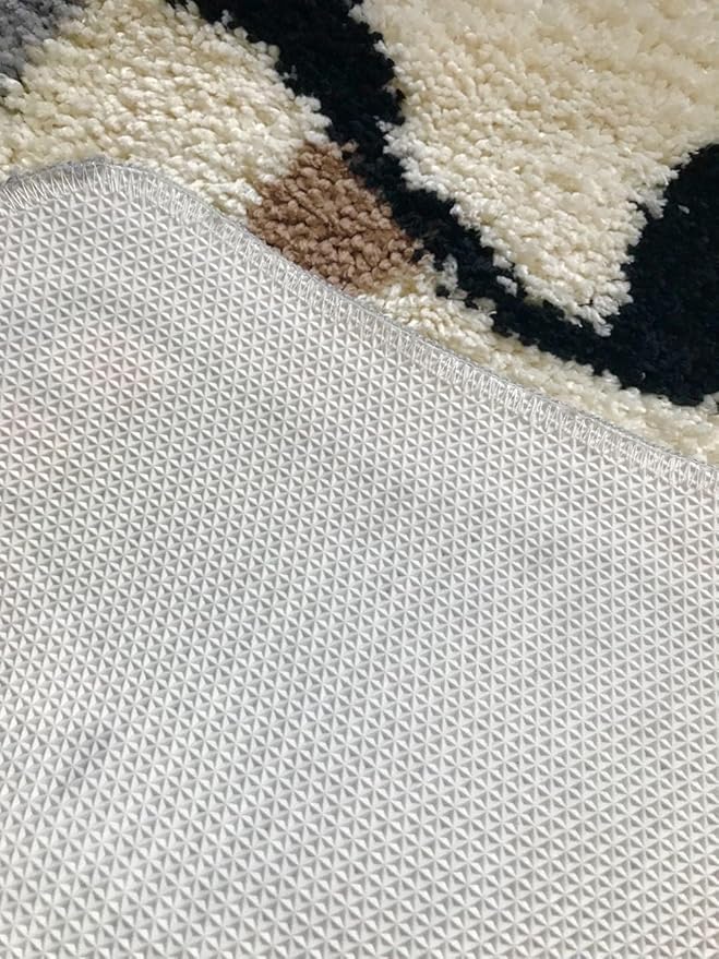 Dairy cattle Shaped Design Bathroom mat,Non-slip Bath Rugs,Play Carpet Area Rug,Photography Props,cow Indoor Mat,Kids Area Mat,Kids' Room Décor