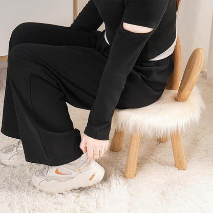 Wooden Toddler Chair Rabbit Stool Suitable for A Variety of Color Rest Stool for Any Room Decoration Game Room Cute Chair