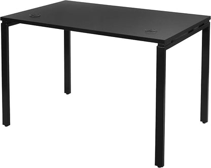 OSP Home Furnishings Prado Home Office Writing Desk, 48 Inches 30 Inches, 48-inches Wide x 30-inches High, Black