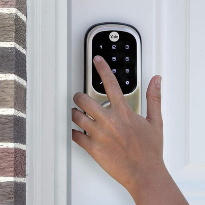 Yale Assure Deadbolt Lock with Touchscreen, Satin Nickel Digital Non-Connected Entry Door Lock with Electronic Keypad and Back-Up Key, ‎‎YRD226NR619