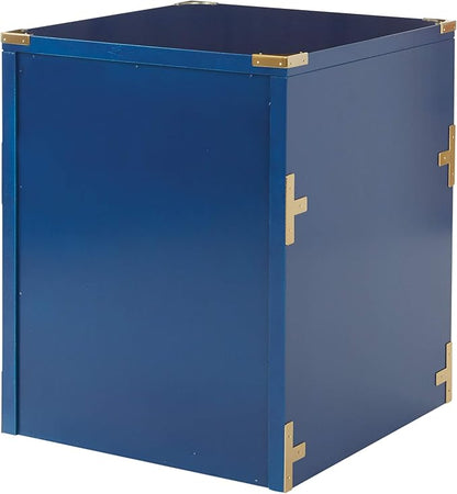 OSP Home Furnishings Wellington 2-Drawer File Cabinet, Lapis Blue