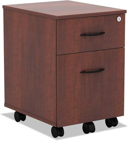 Alera ALEVABFMC Valencia Series Mobile B/f Pedestal, 15 7/8 X 19 1/8 X 22 7/8, Med. Cherry