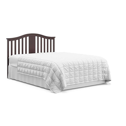 Graco Solano 4-in-1 Convertible Crib with Drawer (Espresso) – GREENGUARD Gold Certified, Crib with Drawer Combo, Includes Full-Size Nursery Storage Drawer, Converts to Toddler Bed and Full-Size Bed